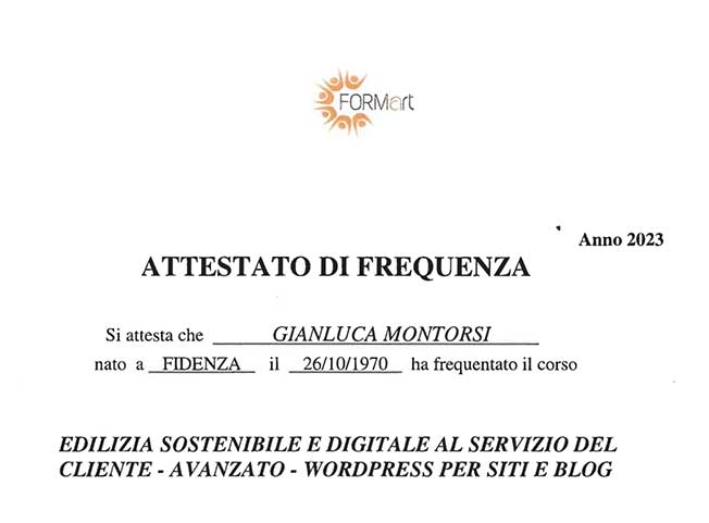 formart-attestato-wordpress