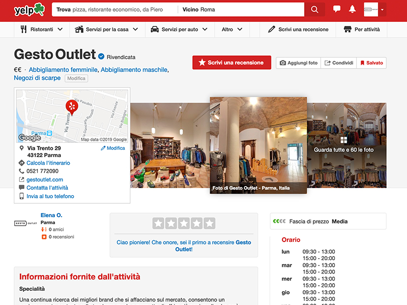 gesto yelp